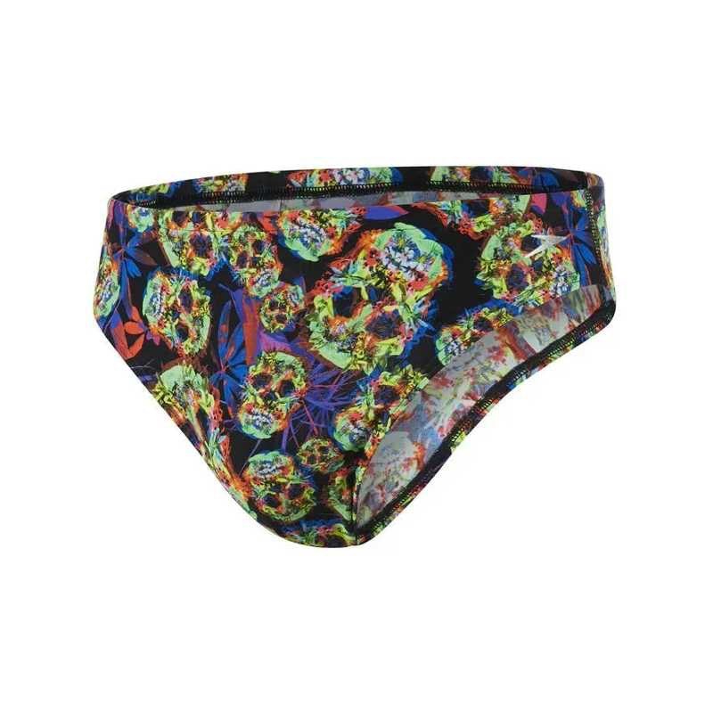 Speedo Allover Club Digital Brief 5cm Junior