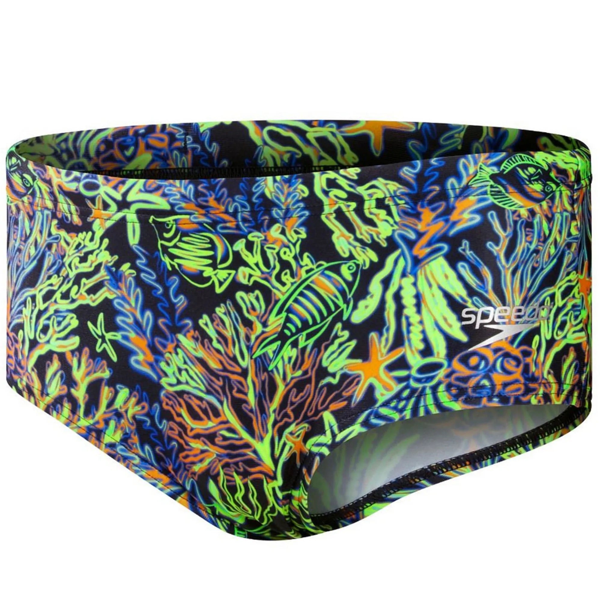 Speedo Allover Club Digital Brief 13cm Junior