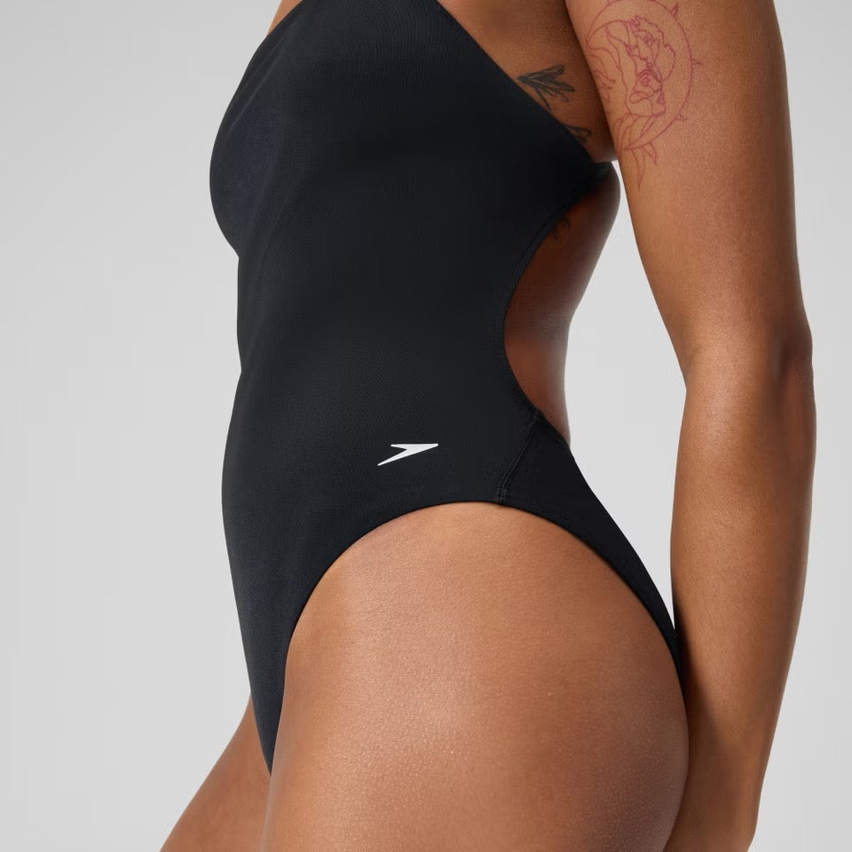 Speedo Womens Active Back Black
