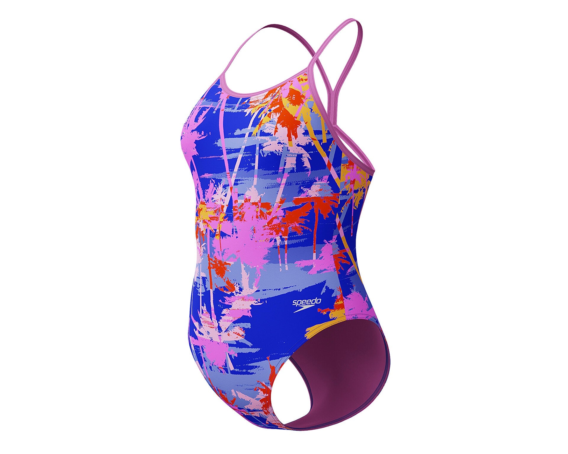 Speedo Girls Allover Digital Vback